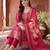 Women Ethnic Motifs Embroidered Regular Kurta with Trousers & With Dupatta