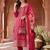 Women Ethnic Motifs Embroidered Regular Kurta with Trousers & With Dupatta