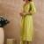 Women Ethnic Motifs Embroidered Regular Thread Work Liva Kurta with Trousers