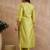 Women Ethnic Motifs Embroidered Regular Thread Work Liva Kurta with Trousers
