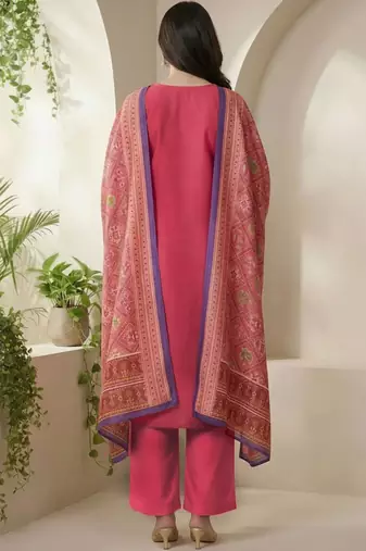 Women Ethnic Motifs Regular Kurta with Trousers & With Dupatta