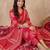 Women Floral Printed Regular Chanderi Silk Kurta with Trousers & With Dupatta