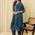 Women Floral Embroidered Regular Thread Work Kurta with Trousers & With Dupatta