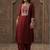 Women Ethnic Motifs Embroidered Regular Thread Work Liva Kurta with Palazzos