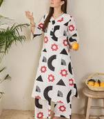 Women Printed Regular Pure Cotton Kurta with Palazzos