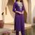 Women Ethnic Motifs Embroidered Regular Thread Work Kurta with Trousers