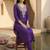 Women Ethnic Motifs Embroidered Regular Thread Work Kurta with Trousers