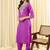 Women Ethnic Motifs Embroidered Regular Thread Work Kurta with Trousers