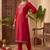 Women Ethnic Motifs Embroidered Regular Thread Work Kurta with Trousers