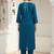 Women Ethnic Motifs Embroidered Regular Thread Work Kurta with Trousers