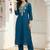 Women Ethnic Motifs Embroidered Regular Thread Work Kurta with Trousers