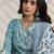 Women Printed Regular Thread Work Pure Cotton Kurta with Trousers & Dupatta
