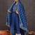 Women Ethnic Motifs Printed Regular Sequinned Pure Cotton Kurta with Trousers & With Dupatta