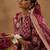 Women Floral Printed Angrakha Thread Work Pure Cotton Kurta with Trousers & With Dupatta