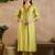 Women Ethnic Motifs Embroidered Empire Thread Work Liva Kurta with Trousers
