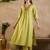 Women Ethnic Motifs Embroidered Empire Thread Work Liva Kurta with Trousers