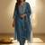 Women Ethnic Motifs Embroidered Regular Thread Work Liva Kurta with Trousers & With Dupatta