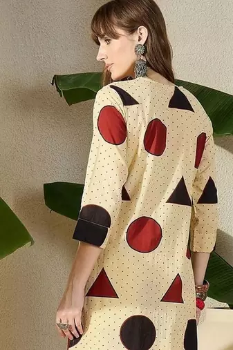 Women Printed Regular Pure Cotton Kurta with Trousers