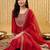 Women Ethnic Motifs Embroidered Regular Thread Work Liva Kurta with Trousers & With Dupatta