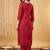 Women Ethnic Motifs Embroidered Regular Thread Work Liva Kurta with Trousers & With Dupatta