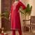Women Ethnic Motifs Embroidered Regular Thread Work Kurta with Trousers