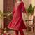 Women Ethnic Motifs Embroidered Regular Thread Work Kurta with Trousers