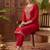 Women Ethnic Motifs Embroidered Regular Thread Work Kurta with Trousers