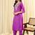 Women Ethnic Motifs Embroidered Regular Thread Work Kurta with Trousers