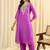 Women Ethnic Motifs Embroidered Regular Thread Work Kurta with Trousers
