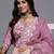 Women Floral Embroidered Regular Thread Work Kurta with Trousers & With Dupatta
