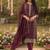 Women Ethnic Motifs Embroidered Regular Kurta with Trousers & With Dupatta