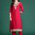 Women Ethnic Motifs Embroidered Regular Thread Work Kurta with Trousers