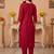 Women Ethnic Motifs Embroidered Regular Kurta with Trousers & With Dupatta