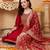 Women Ethnic Motifs Embroidered Regular Kurta with Trousers & With Dupatta