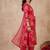 Women Floral Printed Regular Chanderi Silk Kurta with Trousers & With Dupatta