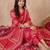 Women Floral Printed Regular Chanderi Silk Kurta with Trousers & With Dupatta