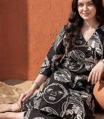Women Printed Regular Pure Cotton Kurta with Trousers