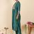 Women Floral Embroidered Empire Thread Work Kurta with Trousers