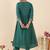 Women Floral Embroidered Empire Thread Work Kurta with Trousers
