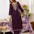 Women Floral Embroidered Regular Thread Work Kurta with Trousers & With Dupatta