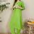 Women Pleated Kurta with Trousers