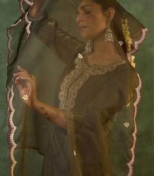 Women Ethnic Motifs Embroidered Regular Liva Kurta with Trousers & With Dupatta