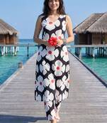 Women Floral Printed Regular Pure Cotton Kurta with Trousers