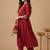 Women Ethnic Motifs Embroidered Empire Thread Work Liva Kurta with Trousers
