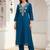 Women Ethnic Motifs Embroidered Regular Thread Work Kurta with Trousers