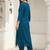 Women Ethnic Motifs Embroidered Regular Thread Work Kurta with Trousers