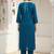 Women Ethnic Motifs Embroidered Regular Thread Work Kurta with Trousers