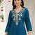 Women Ethnic Motifs Embroidered Regular Thread Work Kurta with Trousers