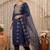 Women Ethnic Motifs Embroidered Regular Kurta with Trousers & With Dupatta