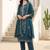 Women Floral Embroidered Regular Thread Work Kurta with Trousers & With Dupatta